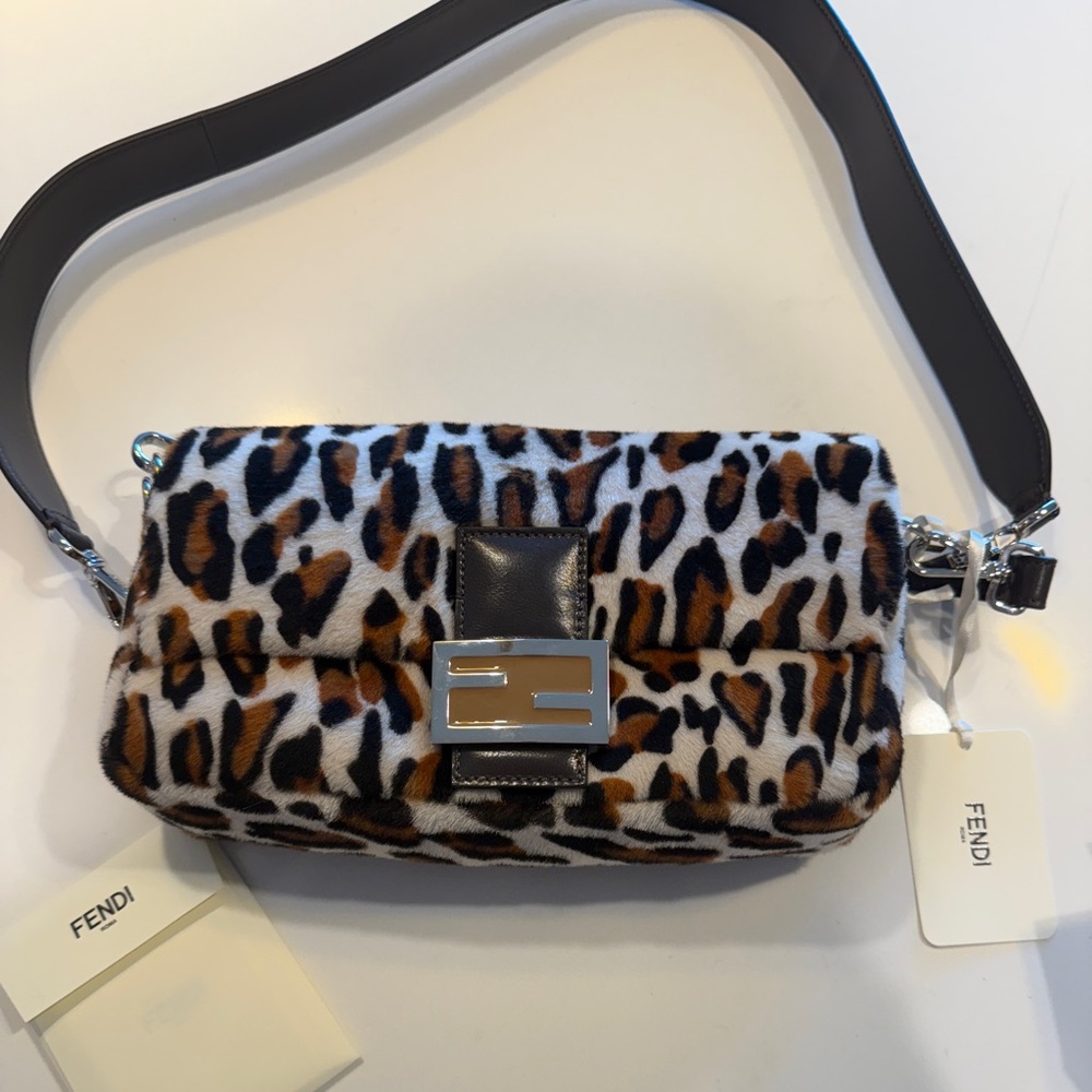 Cheetah Fendi Baguette NWT and dust bag